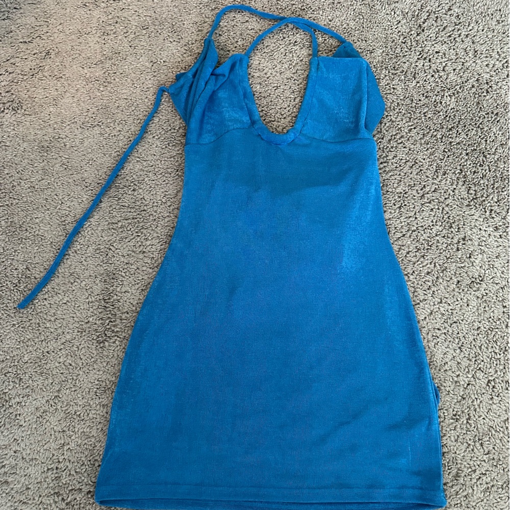 Peppermayo Vibrant Blue Mini Dress